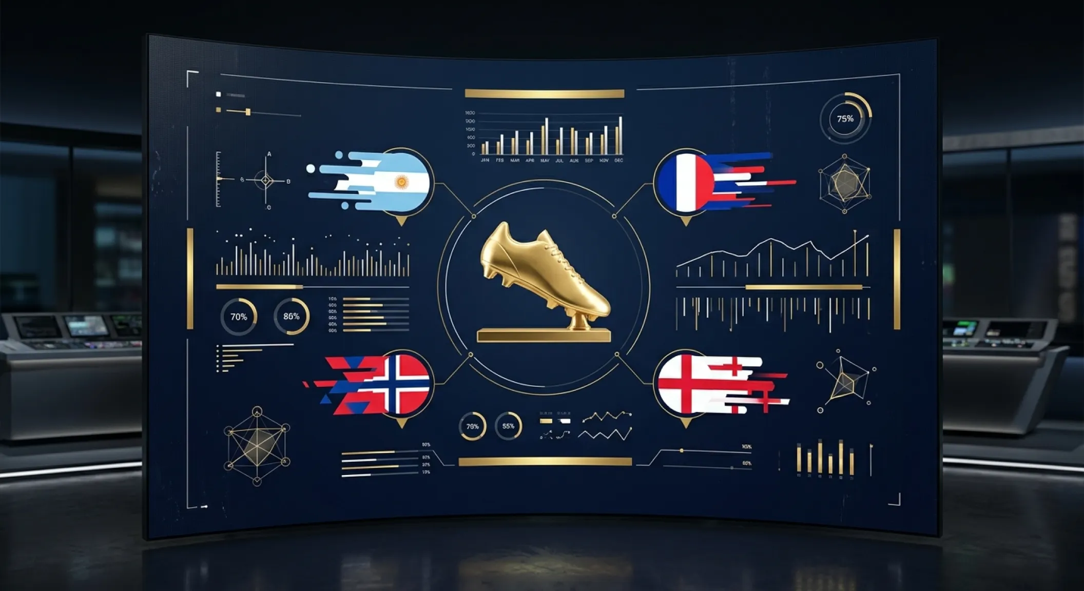 Ranking de goleadores del Mundial 2026 con Messi como líder y las cuotas de mercado