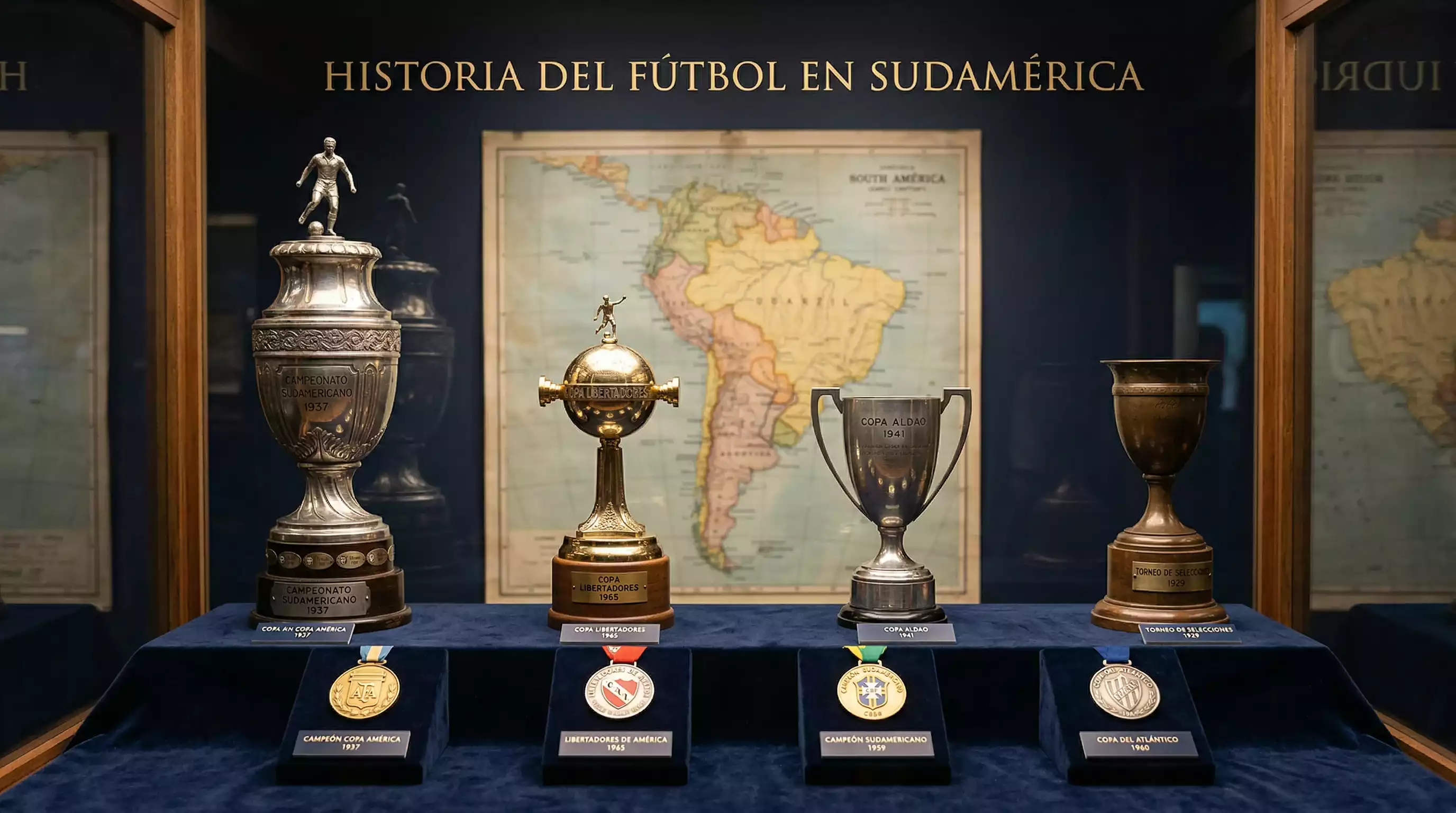 Estadísticas de Sudamérica en los Mundiales con datos de rendimiento regional por confederación desde 1930