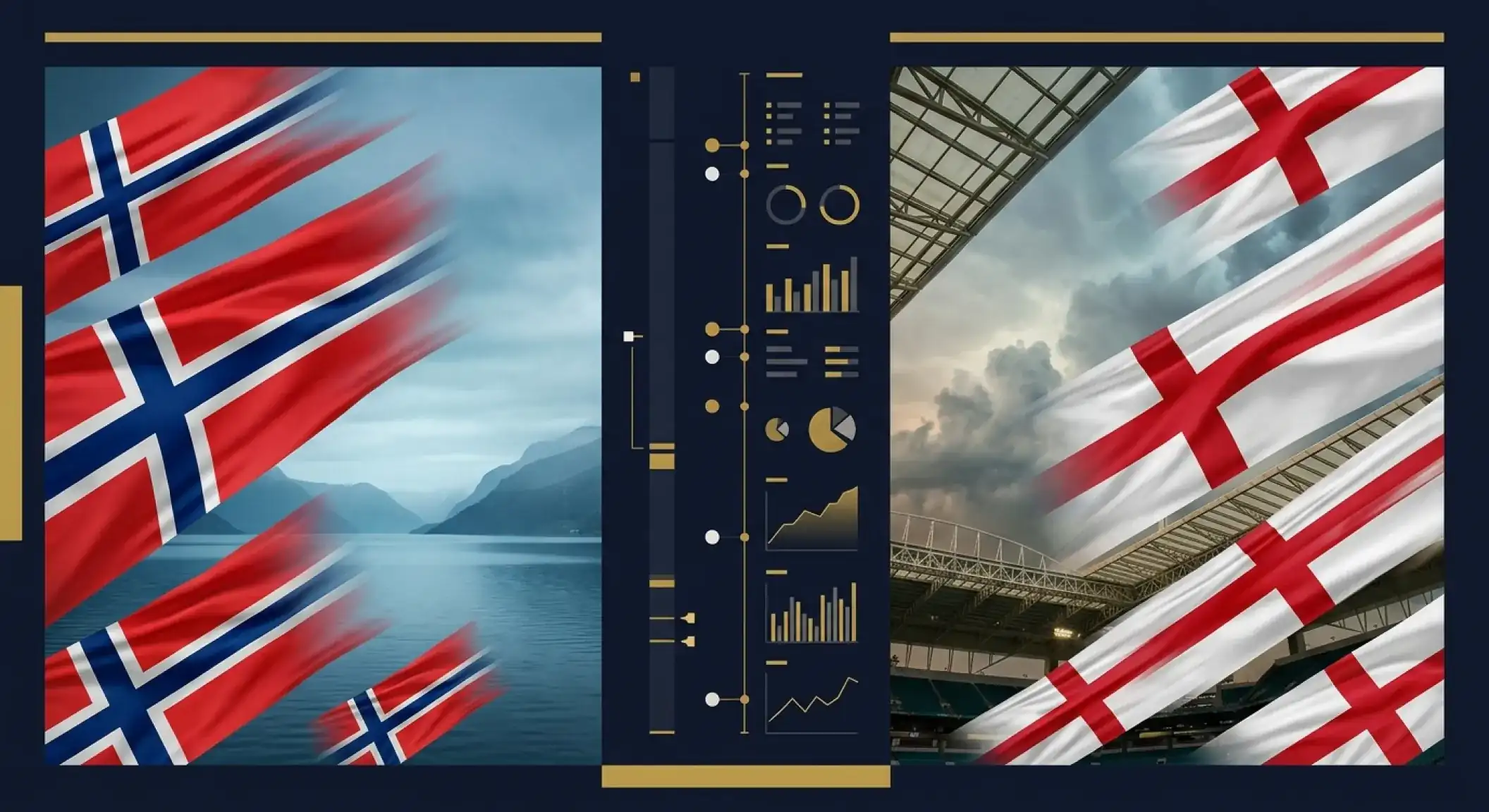 Noruega e Inglaterra en cuartos del Mundial 2026 — Haaland vs crisis defensiva inglesa